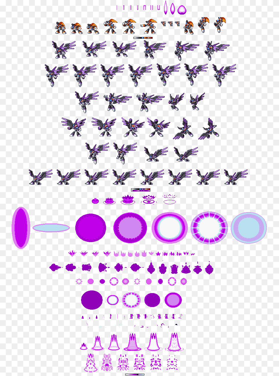 Quotsprites Inc Classicbassbf32quot Megaman 8 Bass, Purple, Person, Animal, Bird Png Image