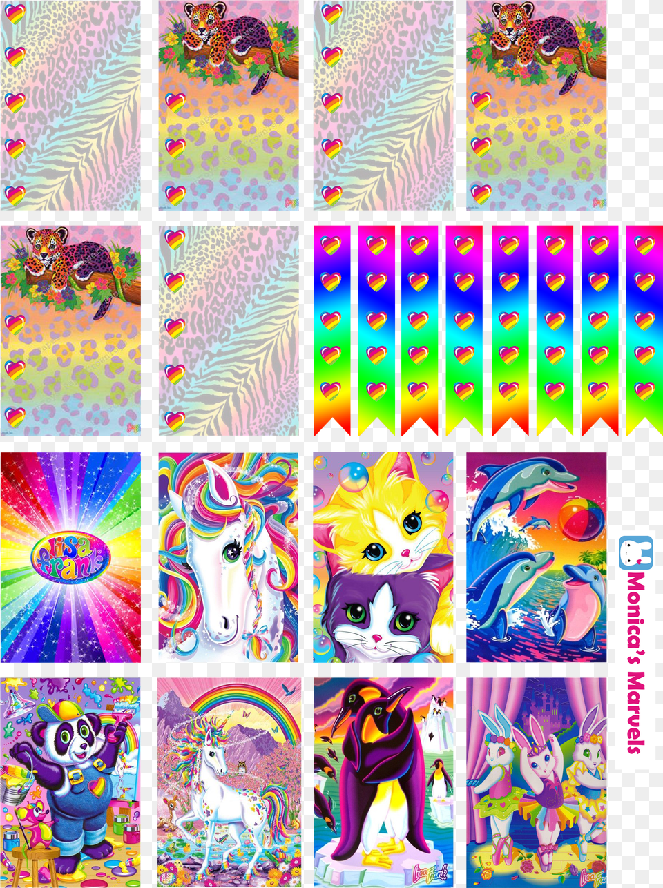 Quotsticker Kitquot Lisa Frank Full Boxes Sticker Rainbow Unicorn Rainbow Unicorn Rainbow Unicorn Beach Free Png