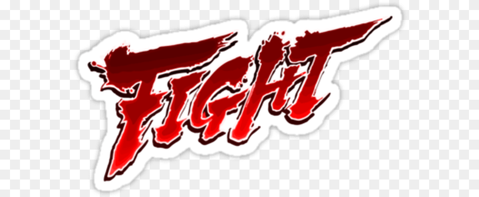 Quotstreetfighter Fightquot Stickers By Edskimo8 Redbubble Street Fighter Fight, Food, Ketchup, Logo, Text Png