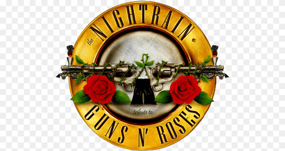 Quotthe Nightrain Your Hottest Tribute To Guns N39 Roses Guns N Roses, Flower, Plant, Rose, Logo Free Png Download
