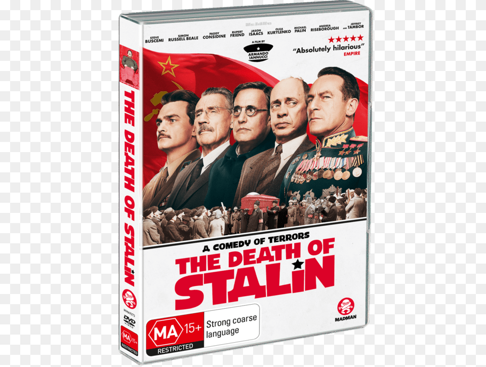 Quotthis Is The Film Of The Year Superbly Cast And Acted Death Of Stalin By Fabien Nury, Advertisement, Poster, Male, Adult Free Png