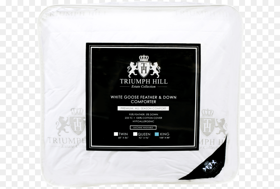 Quottriumph Hillquot Feather And Down Bed Comforter King Triumph Hill Cotton White Goose 955 Feather And Down, Cushion, Home Decor, Text Png Image