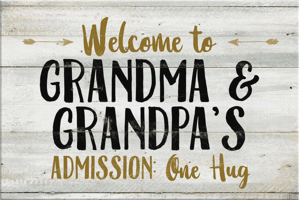 Quotwelcome To Grandma And Grandpa39squot Premium Canvas Poster Free Png Download