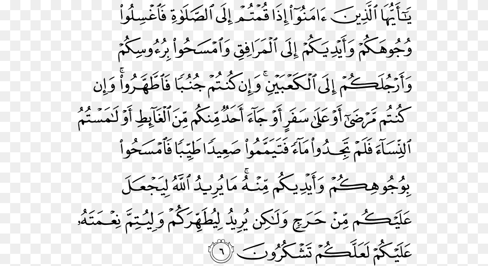 Quran Saying About Prayers 5 6 Surah Al Maidah Ayat, Handwriting, Text, Blackboard Png Image