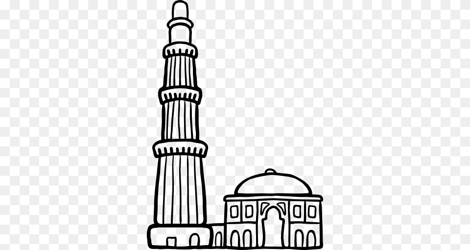 Qutb Minar, Architecture, Building, Dome, Art Png Image