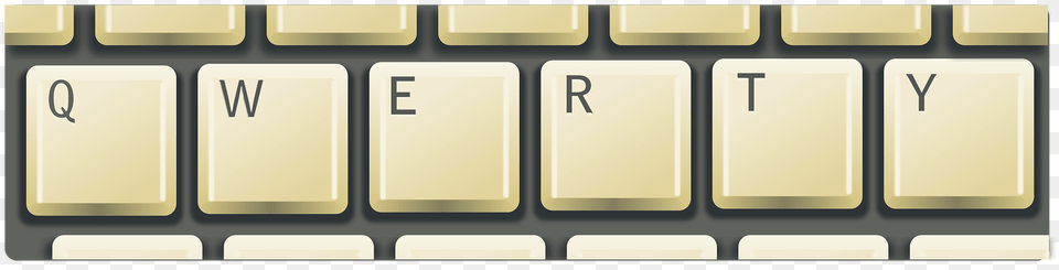 Qwerty Keyboard Clipart, Computer, Computer Hardware, Computer Keyboard, Electronics Free Png Download