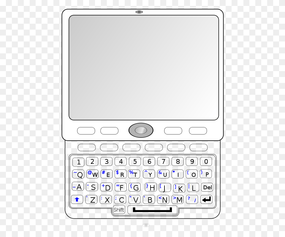 Qwerty Phone Open, Electronics, Mobile Phone, Computer, Tablet Computer Free Png Download