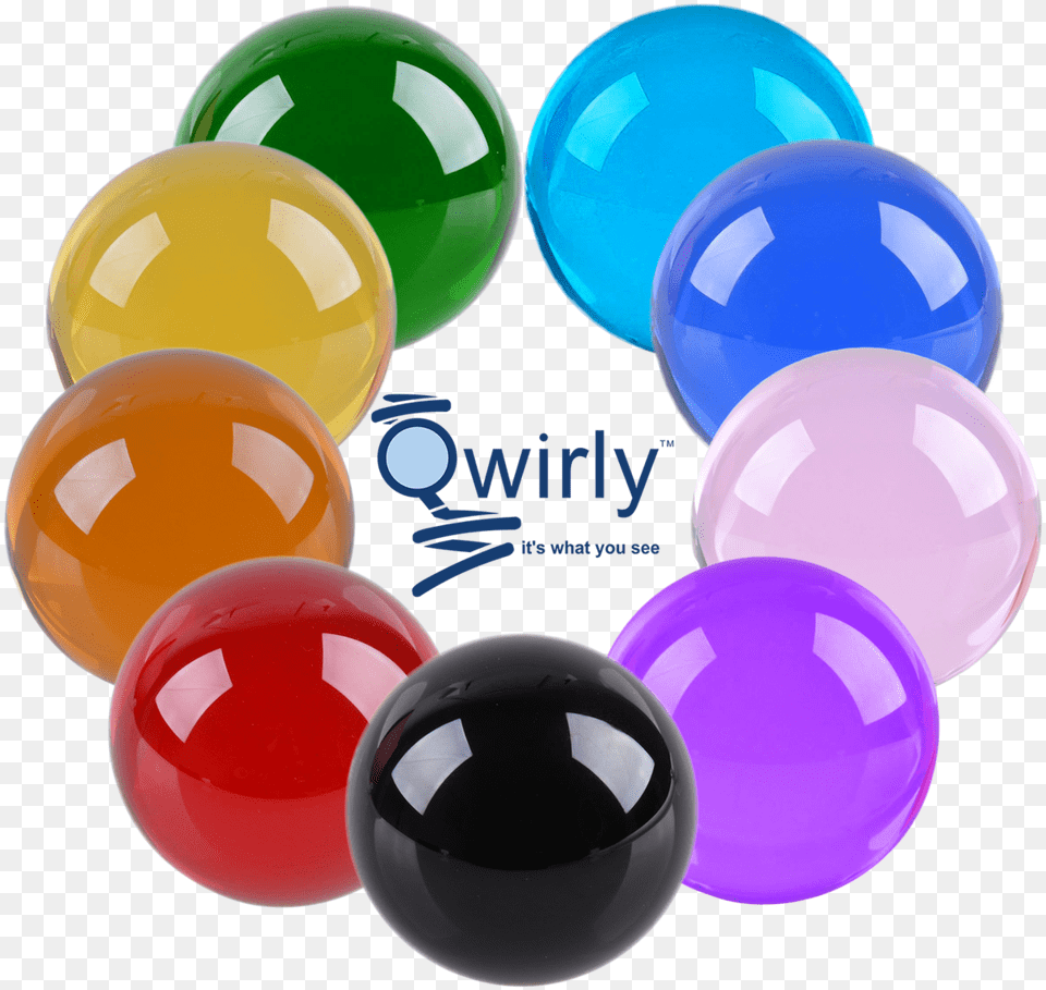 Qwirly Multipurpose Glass Gazing Ball Glass Plastic Toy Ball, Sphere, Balloon Png Image