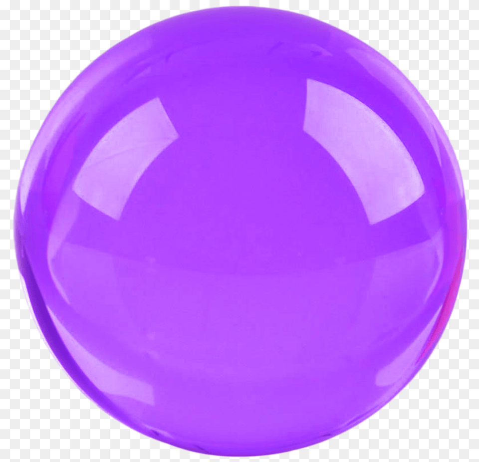 Qwirly Multipurpose Glass Gazing Ball Sphere, Purple, Balloon, Plate Free Png