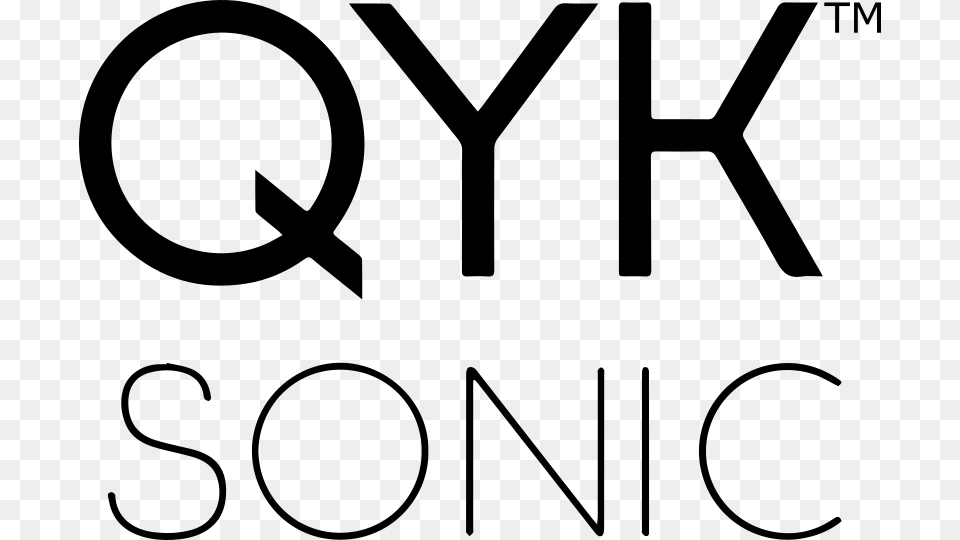 Qyksonic Logo Circle, Gray Png Image