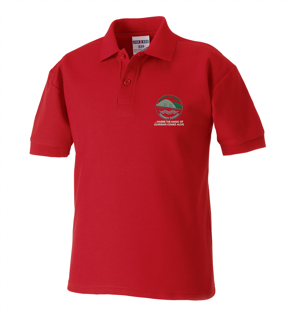 R 539b Cr Classic Red Hr Logo Red Polos, Clothing, Shirt, T-shirt Png