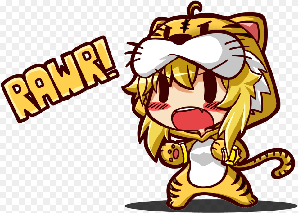 R A W R By Shizumii Kaii D6q6g1r Chibi, Dynamite, Weapon, Face, Head Png Image