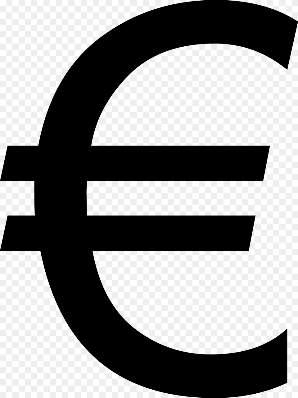 R Clipart Rupee Symbol Euro Sign, Gray Free Png