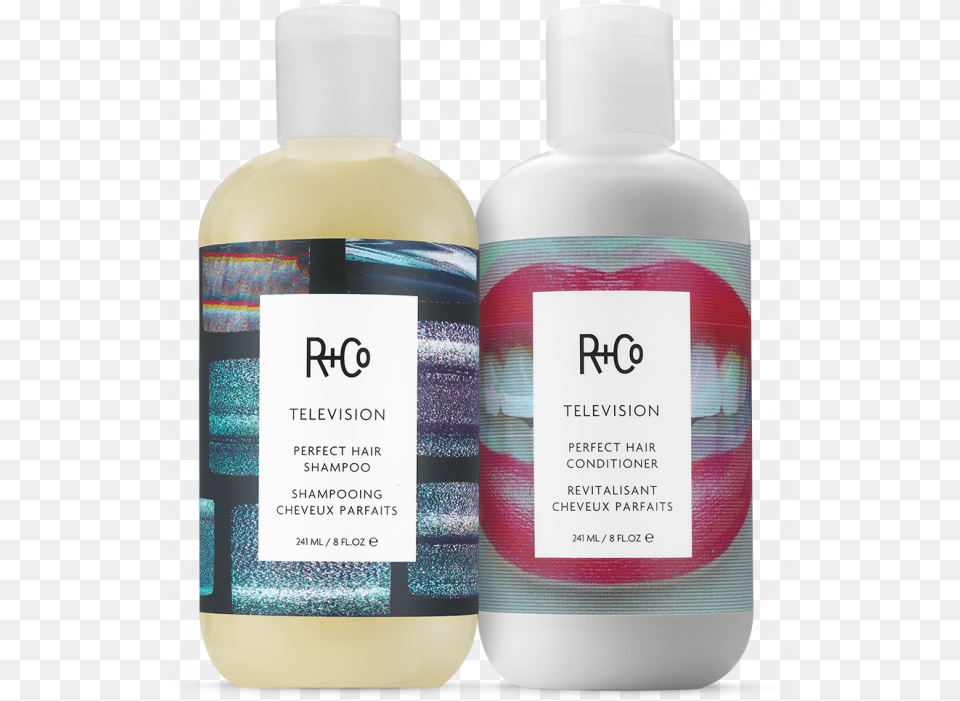 R Co Television Perfect Hair Shampoo Conditioner, Bottle, Lotion, Cosmetics, Perfume Free Png Download