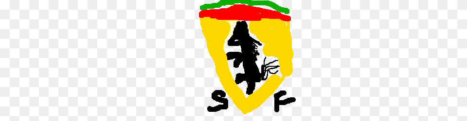 R Drawn Ferrari Logo, Adult, Male, Man, Person Free Png Download