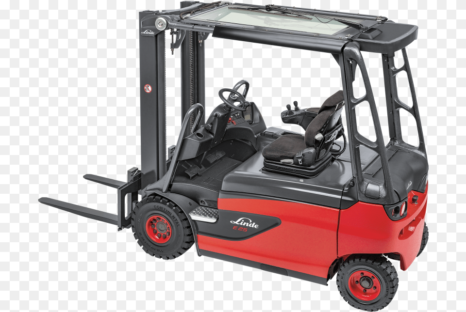R E Forklift Linde E25 Roadster, Machine, Device, Grass, Lawn Free Png Download