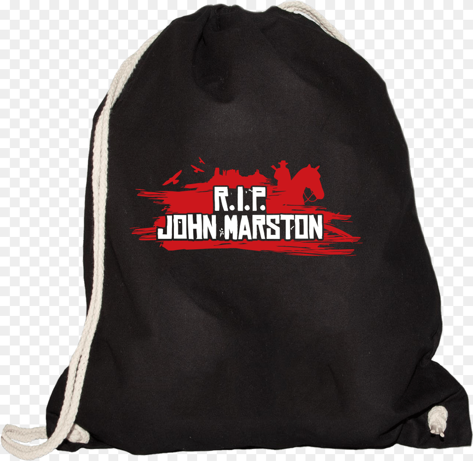 R I P John Marston Sonstiges Gymsac Schwarz, Bag, Clothing, Hoodie, Knitwear Png Image