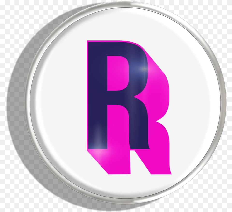 R Letter Image Hd R Logo Hd, Symbol, Number, Plate, Text Free Png Download