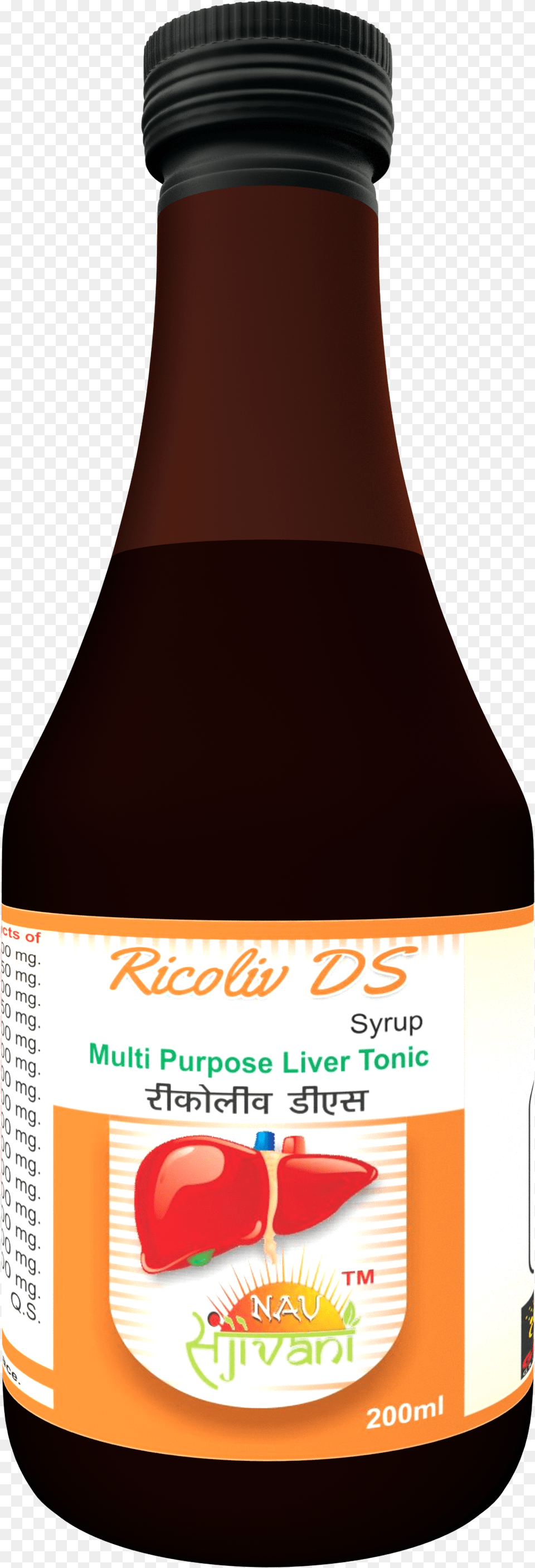 R Liv Ds Syrup Glass Bottle, Food, Ketchup, Seasoning Png