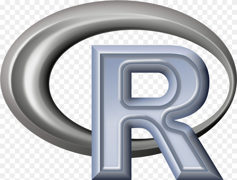 R Logo R Programming Language Logo, Text, Appliance, Device, Electrical Device Free Png