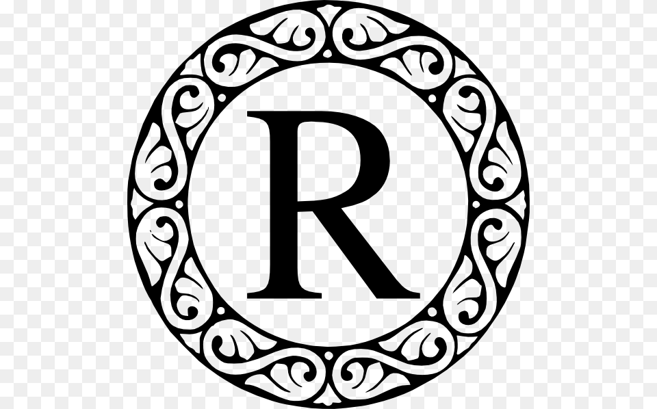 R Monogram Clip Art, Symbol, Number, Text Free Transparent Png