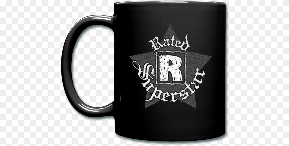 R Rated Mug Black Design, Cup, Beverage, Coffee, Coffee Cup Png