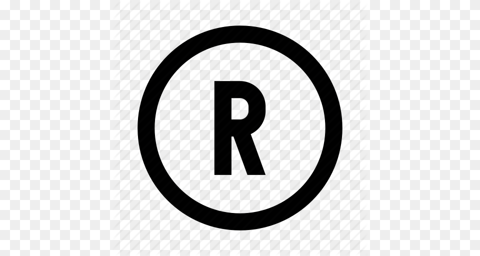 R Registered Sign Trademark Icon, Symbol, Text Png
