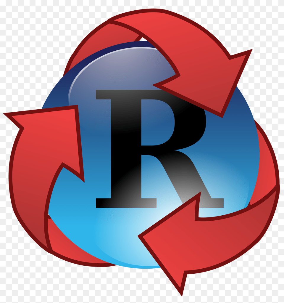 R Super Hero Icons, Recycling Symbol, Symbol Free Png Download