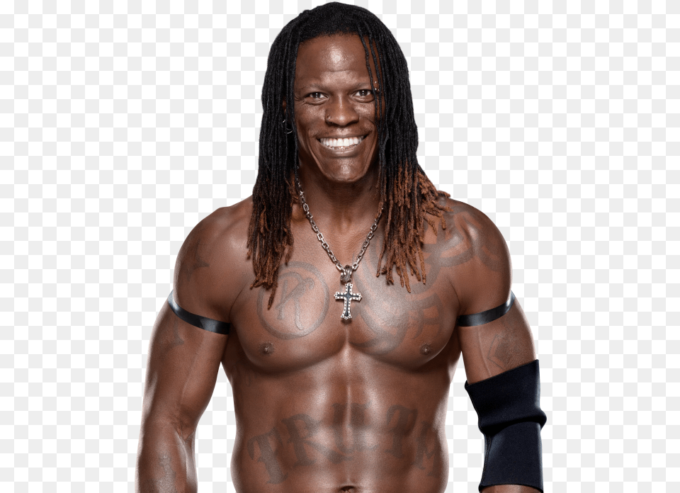 R Truth Pro Wwe R Truth 2018, Tattoo, Skin, Person, Accessories Free Png