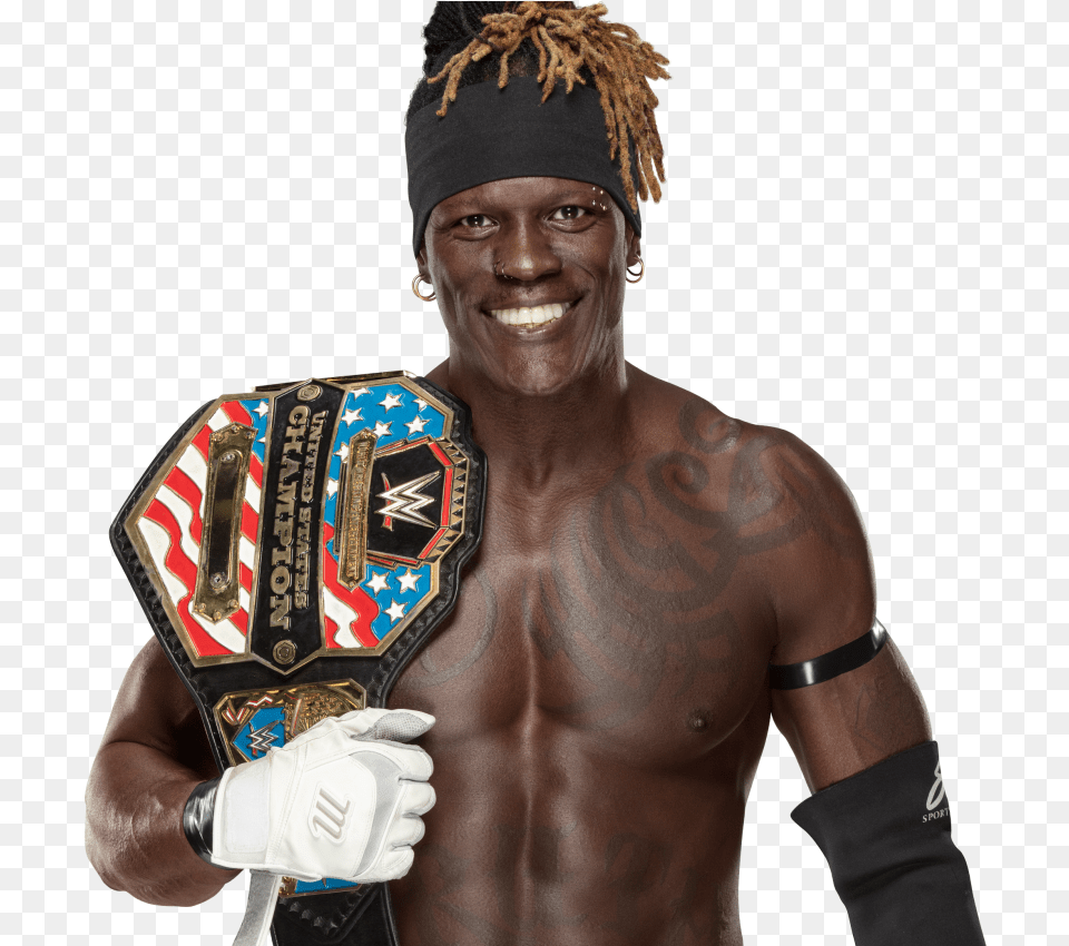 R Truth Wwe 24 7 Champion, Clothing, Glove, Adult, Person Free Png