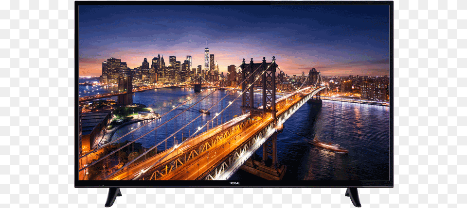 R1 Regal 55r6020u 4k Smart Led Tv, Waterfront, Water, City, Urban Free Png