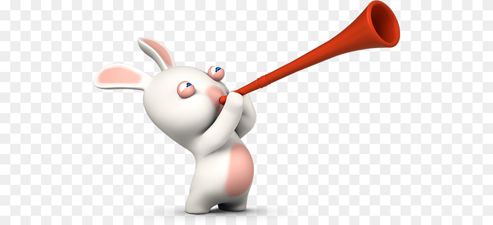 Rabbid Blowing A Horn, People, Person, Baseball, Baseball Bat Free Transparent Png