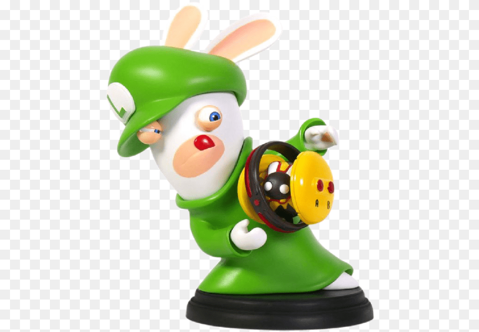 Rabbid Luigi Mario Rabbids, Toy, Figurine Png