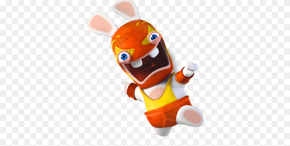 Rabbid Orange Hero Outfit Png Image