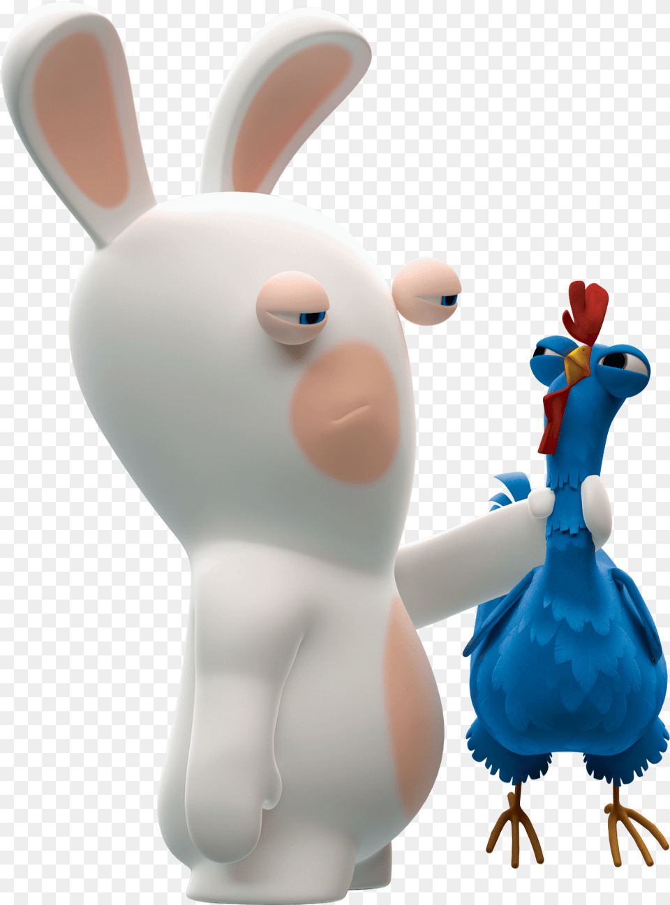 Rabbids Invasion Theinteractivetvshow Posing 3d Rabbit Invasion, Animal, Bird, Mammal Free Png Download