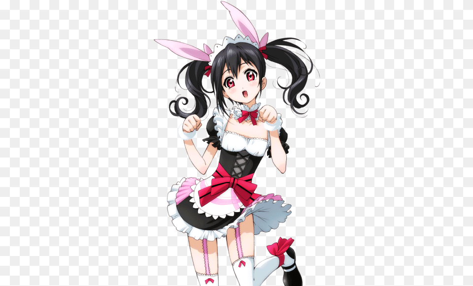 Rabbit Cafe Love Live Nico Maid, Book, Comics, Publication, Baby Free Transparent Png