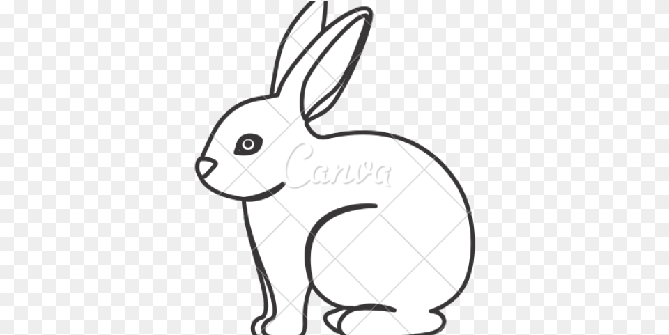 Rabbit Cartoon Cartoon, Animal, Hare, Mammal, Rodent Free Png