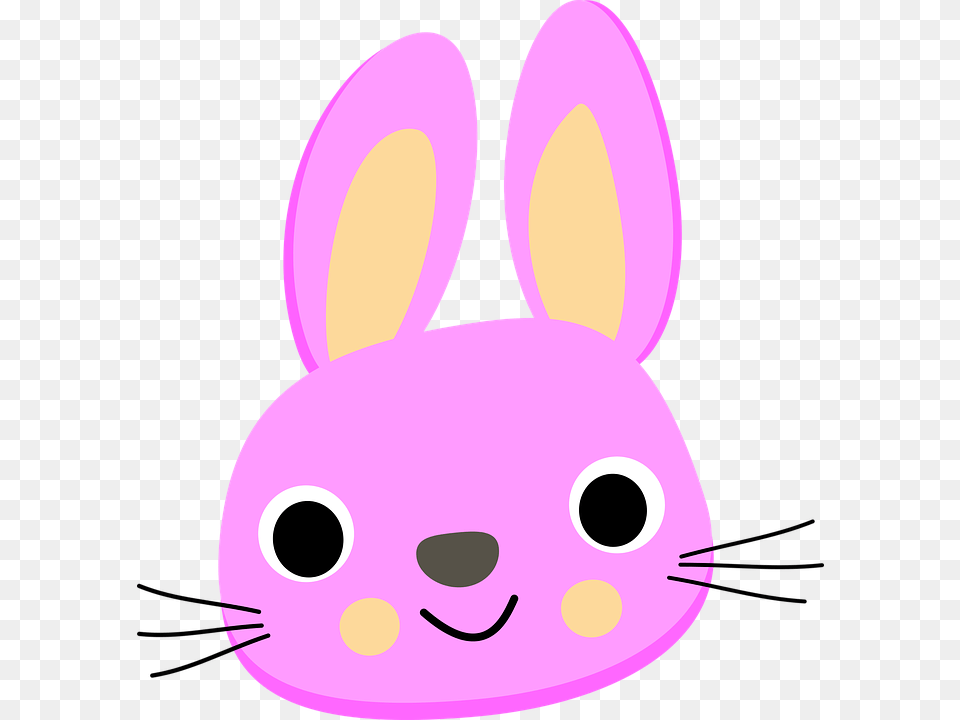 Rabbit Cartoon Images Group, Purple Png Image