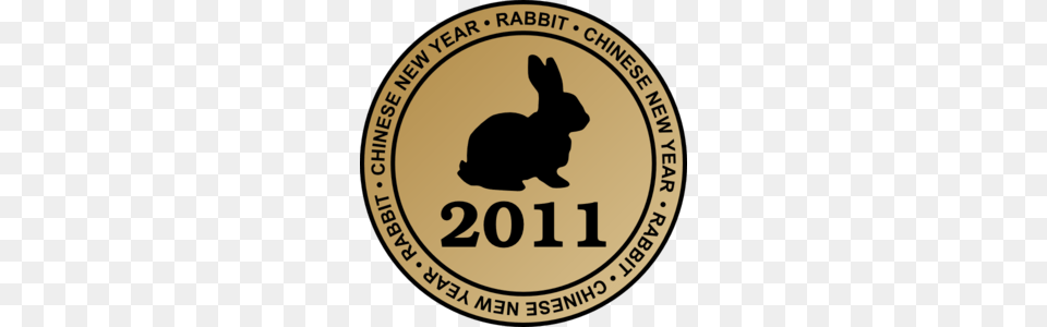 Rabbit Chinese New Year Clip Art, Logo, Animal, Mammal Free Png