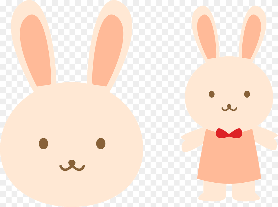 Rabbit Clipart, Plush, Toy, Animal, Mammal Free Png Download