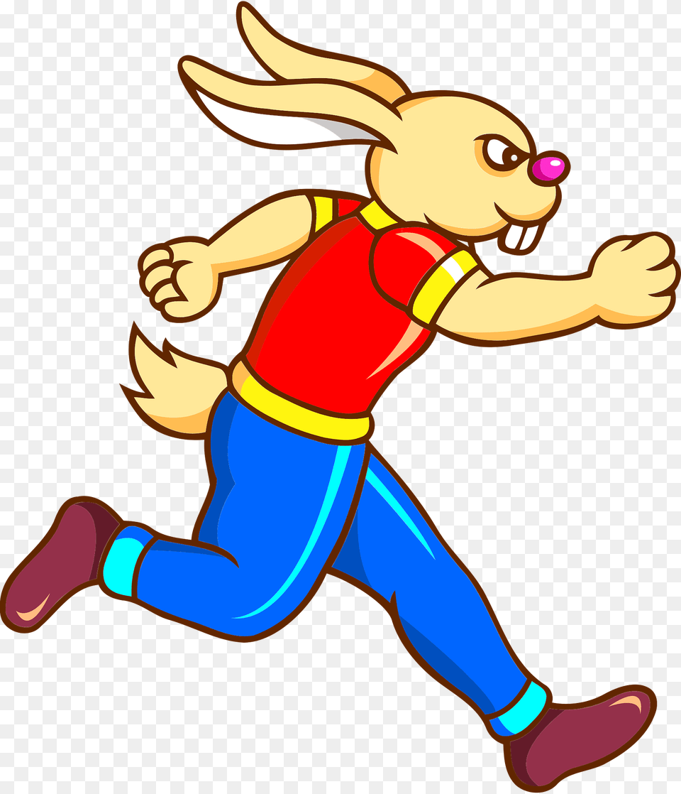 Rabbit Clipart, Cartoon, Baby, Person Png Image