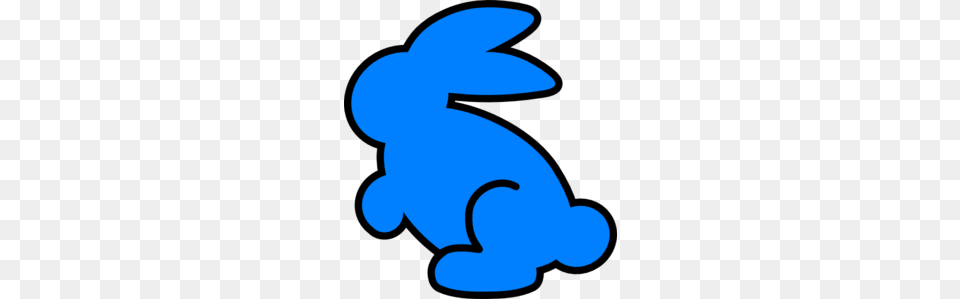 Rabbit Clipart Blue, Animal, Mammal, Fish, Sea Life Free Transparent Png