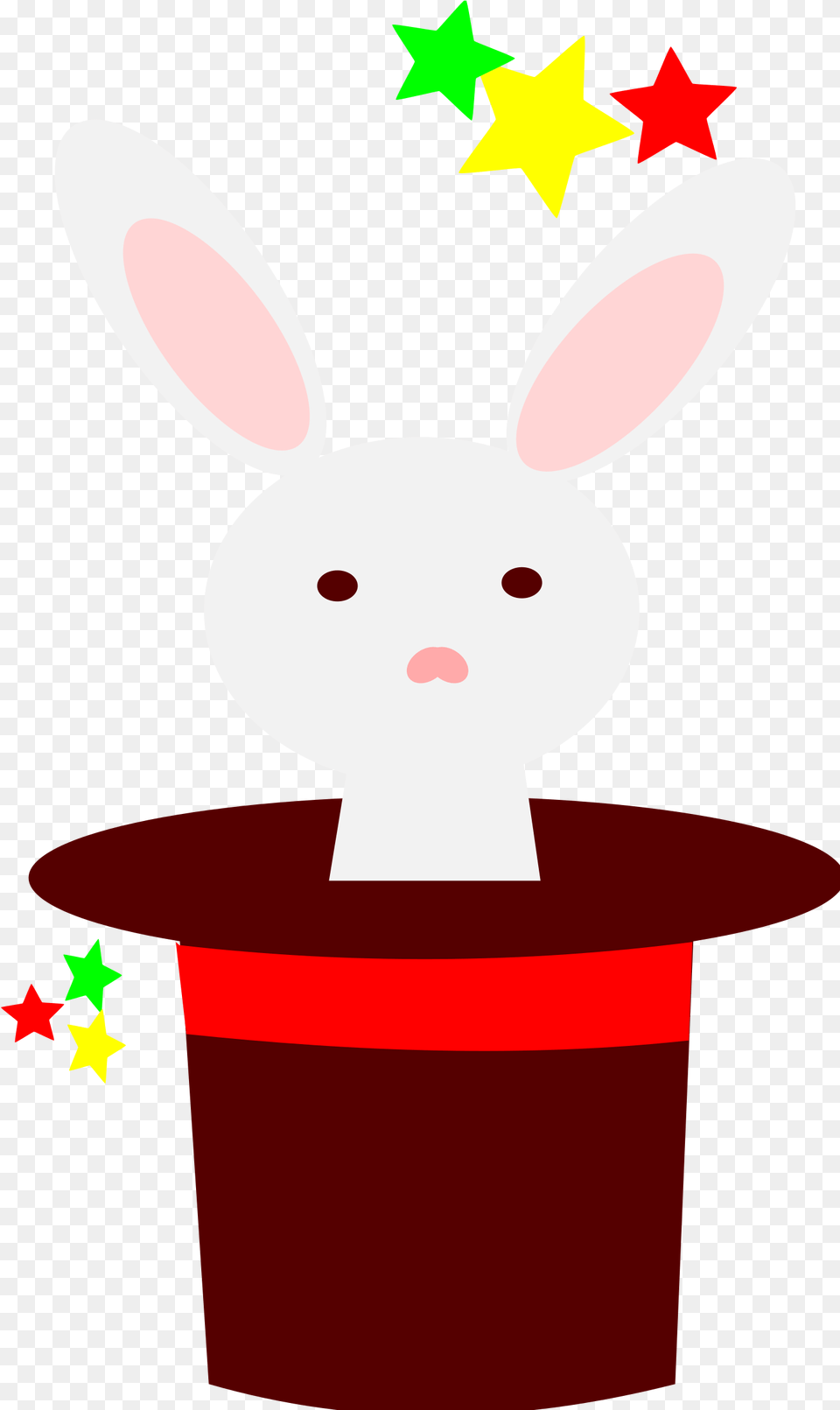 Rabbit Clipart Read Rabbit In Hat Clipart, Magician, Performer, Person Png Image