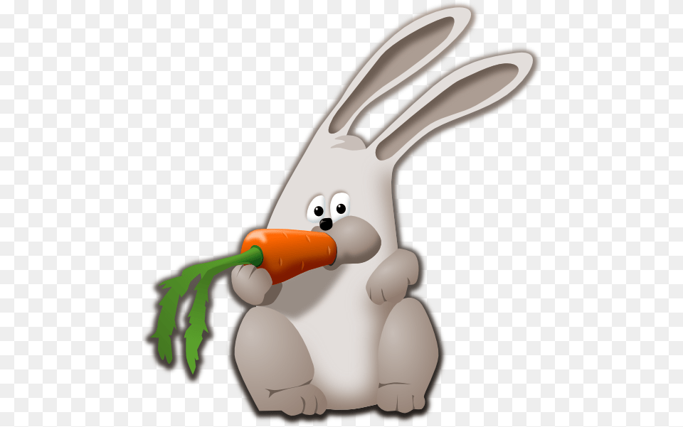 Rabbit Eating Carrot Funny, Food, Plant, Produce, Vegetable Png