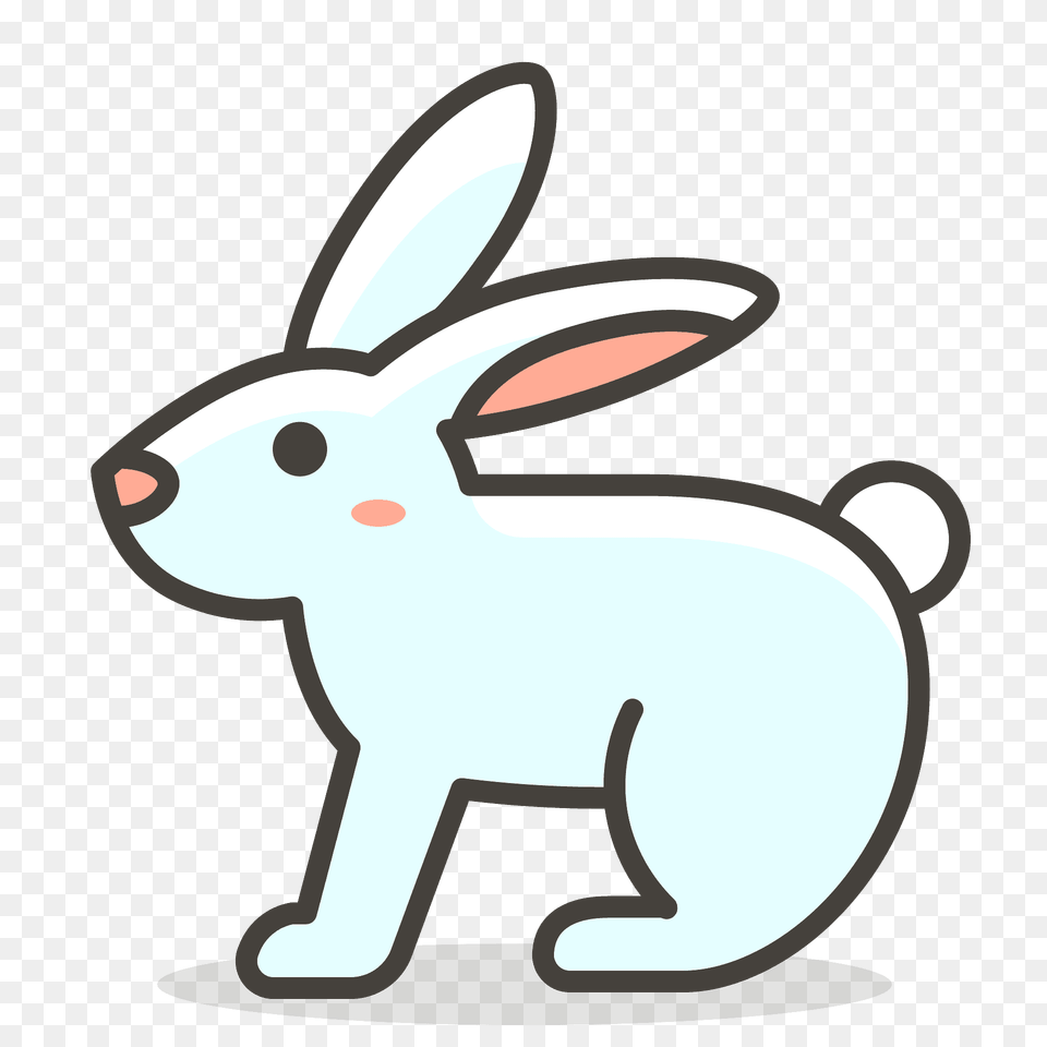 Rabbit Emoji Clipart, Animal, Hare, Mammal, Rodent Free Transparent Png