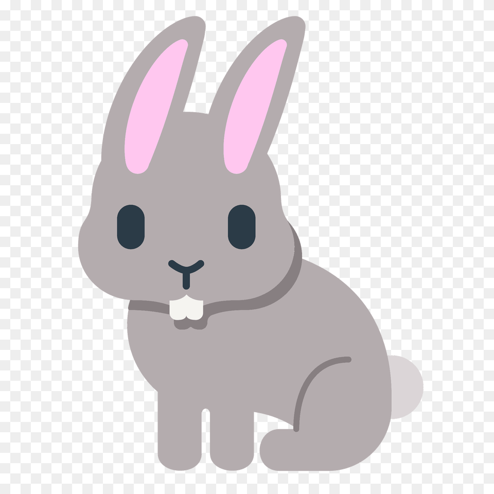 Rabbit Emoji Clipart, Animal, Mammal, Nature, Outdoors Png