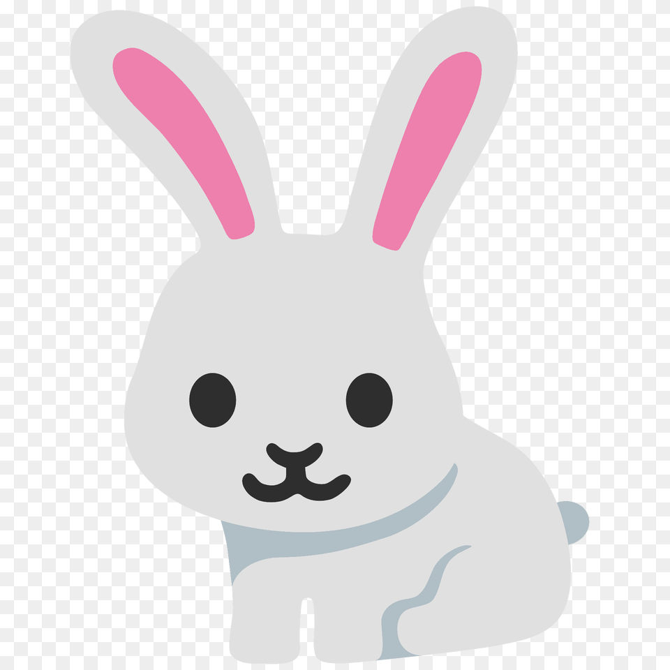 Rabbit Emoji Clipart, Animal, Mammal, Nature, Outdoors Png
