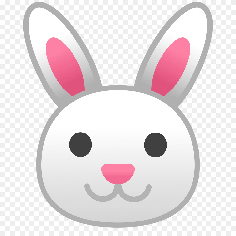 Rabbit Face Emoji Clipart, Animal, Mammal Png Image