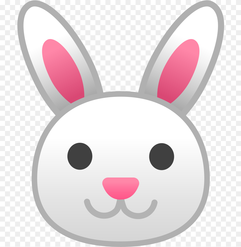 Rabbit Face Icon Noto Emoji Animals Nature Iconset Google Rabbit Face, Animal, Mammal Free Png Download