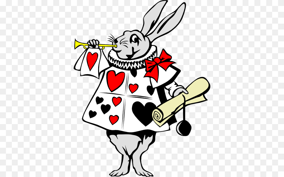 Rabbit From Alice In Wonderland, People, Person, Book, Comics Png Image